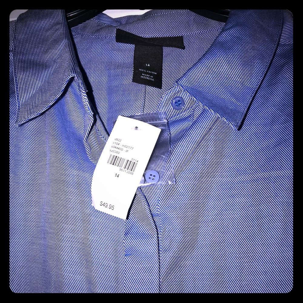 Lane Bryant button down long sleeve shirt